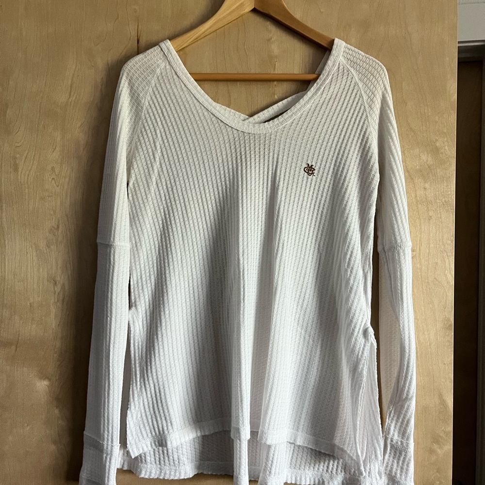 Women's White Long Sleeve CMU Tunic